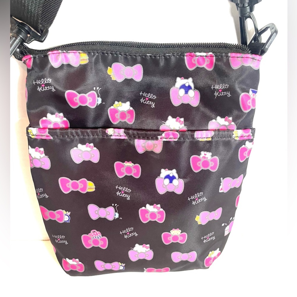 Hello Kitty Bow Crossbody Bag Soft Goth Travel Y2K - Picture 8 of 12